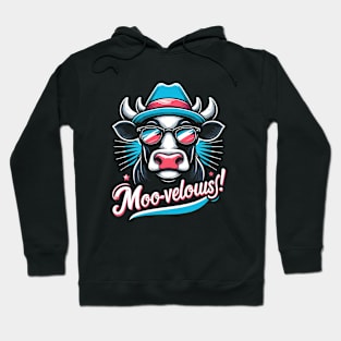 Moo-- Vellous! Funny Cow lover Hoodie